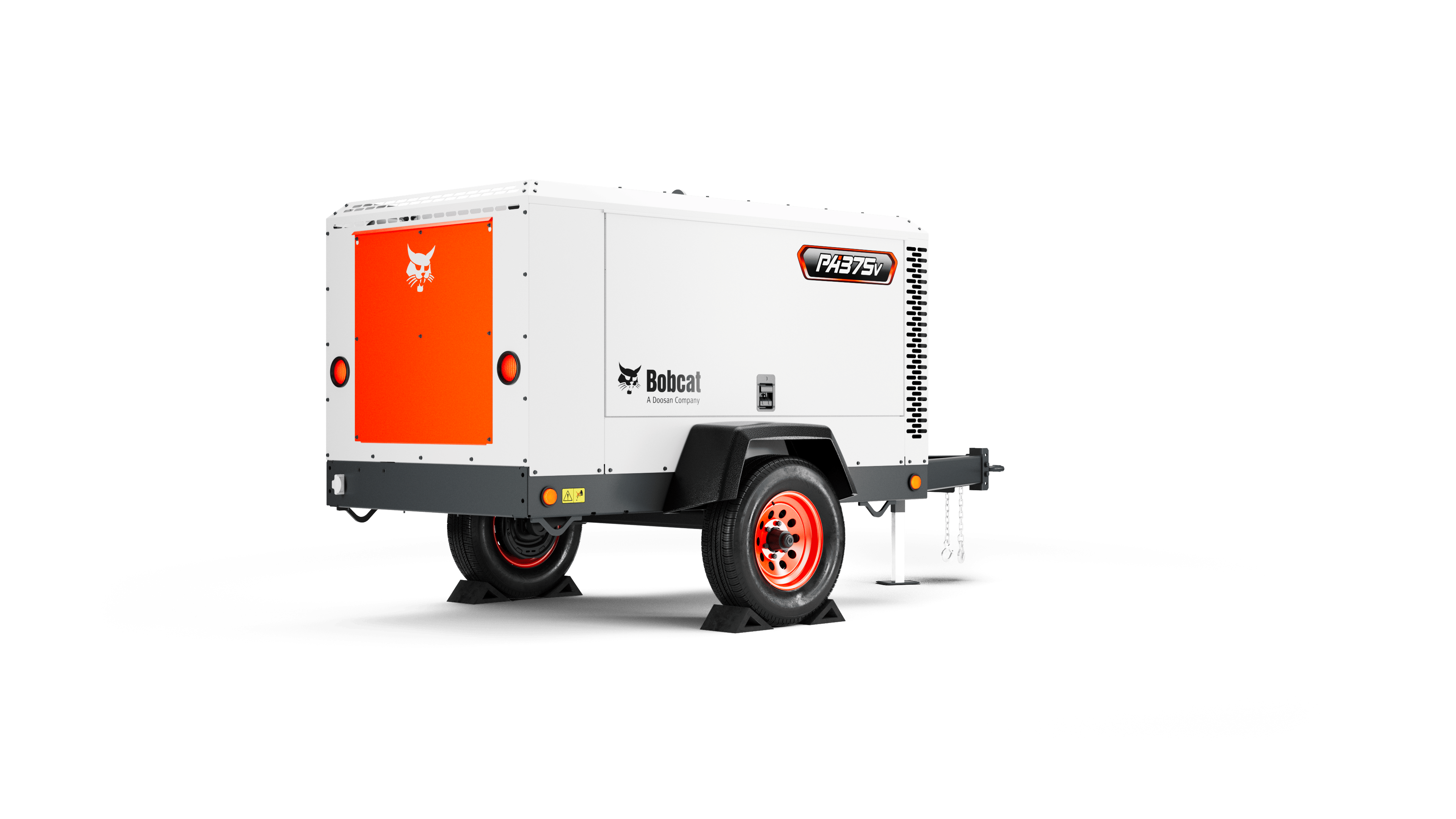 Bobcat compressor rear view