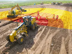Caterpillar Smart Camera system, showing people detection. Caterpillar Smart Camera system, showing people detection.