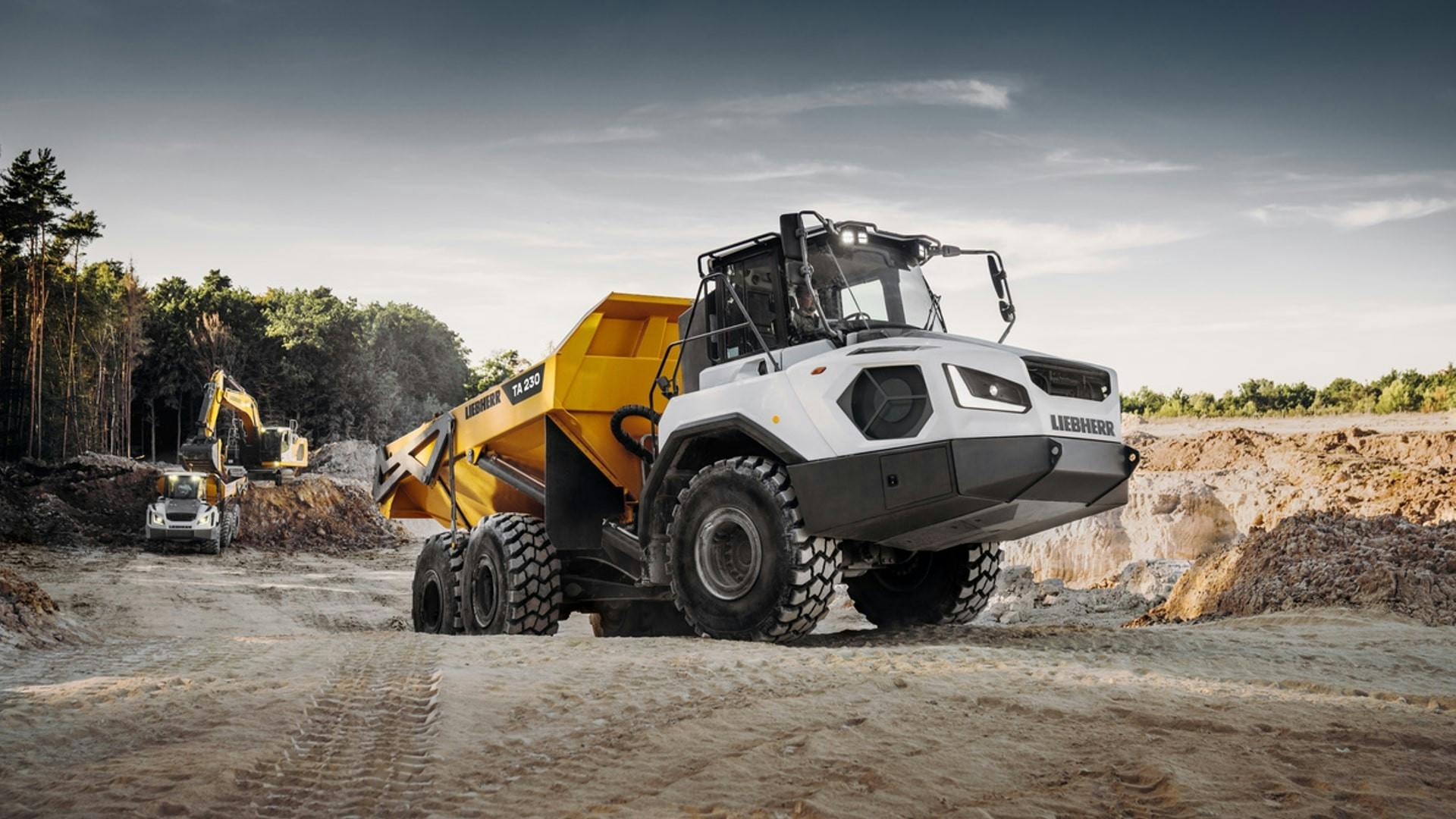 Liebherr ADT climbing berm