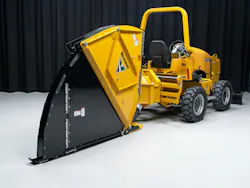 Vermeer MTR726 microtrencher sitting in a show room. Vermeer MTR726 microtrencher sitting in a show room.