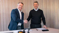 Executives shaking hands Executives shaking hands
