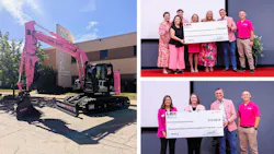Link-Belt donates $232,000 to breast cancer charities after Pink-Belt auction Link-Belt donates $232,000 to breast cancer charities after Pink-Belt auction