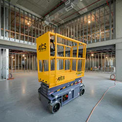 AXCS ps1930 stowed on a jobsite. AXCS ps1930 stowed on a jobsite.