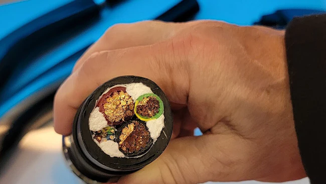 Copper in charging cable