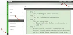 Screen shot of Intellia Trimble Design Import.