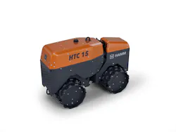 Hamm’s HTC Series trench rollers. The HTC15 pictured on white studio background.
