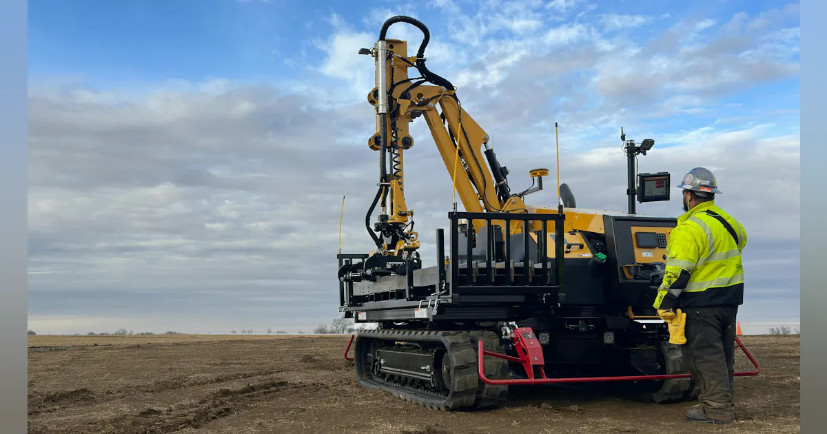 The MT500: Vermeer Built a Machine to Automate Solar Pile Layout