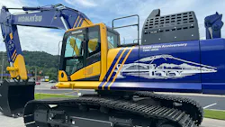 Komatsu excavator
