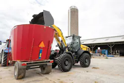New Holland W100D wheel loader.
