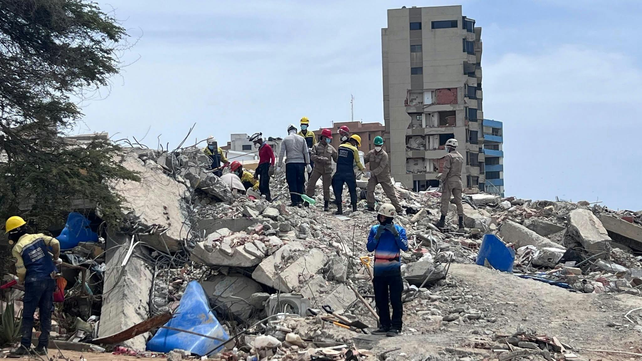 Earthquake damage in Venezuela