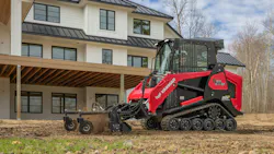 Yanmar CTL with land rake