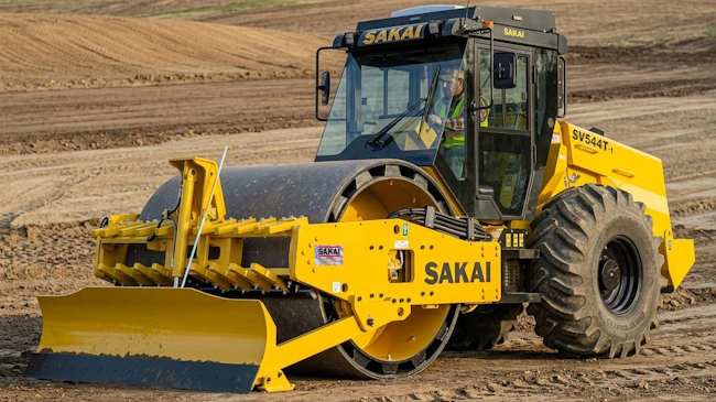 Sakai soil compactor