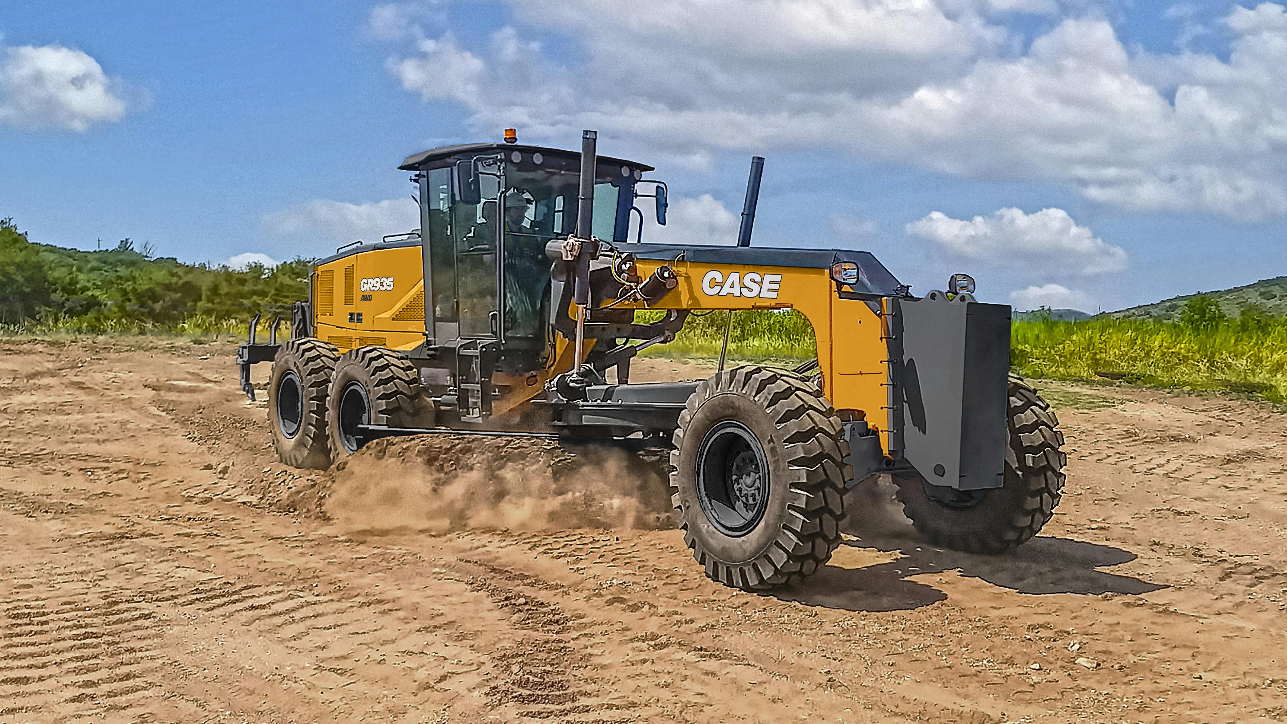 CASE GR935 Motor Grader rolling large.