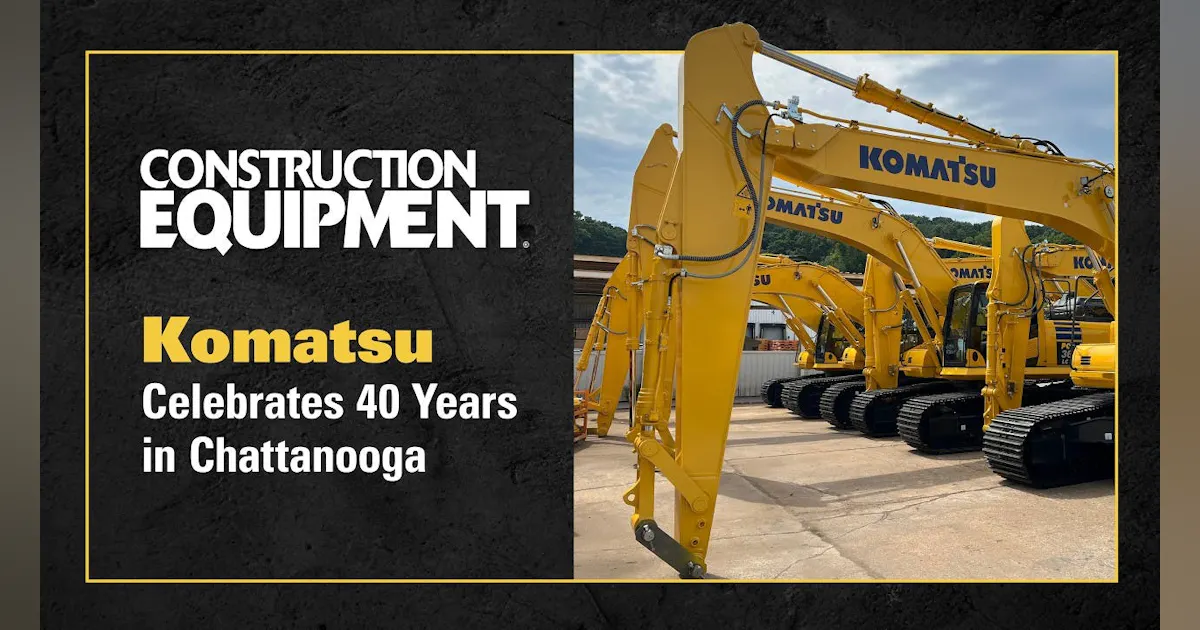 Komatsu Celebrates 40 Years in Chattanooga