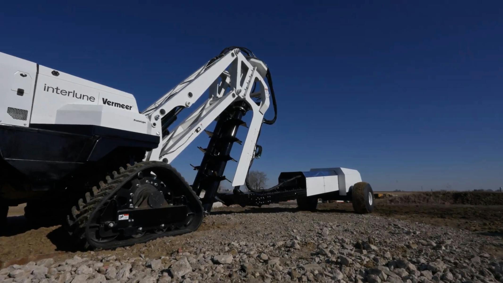 Lunar excavator prototype