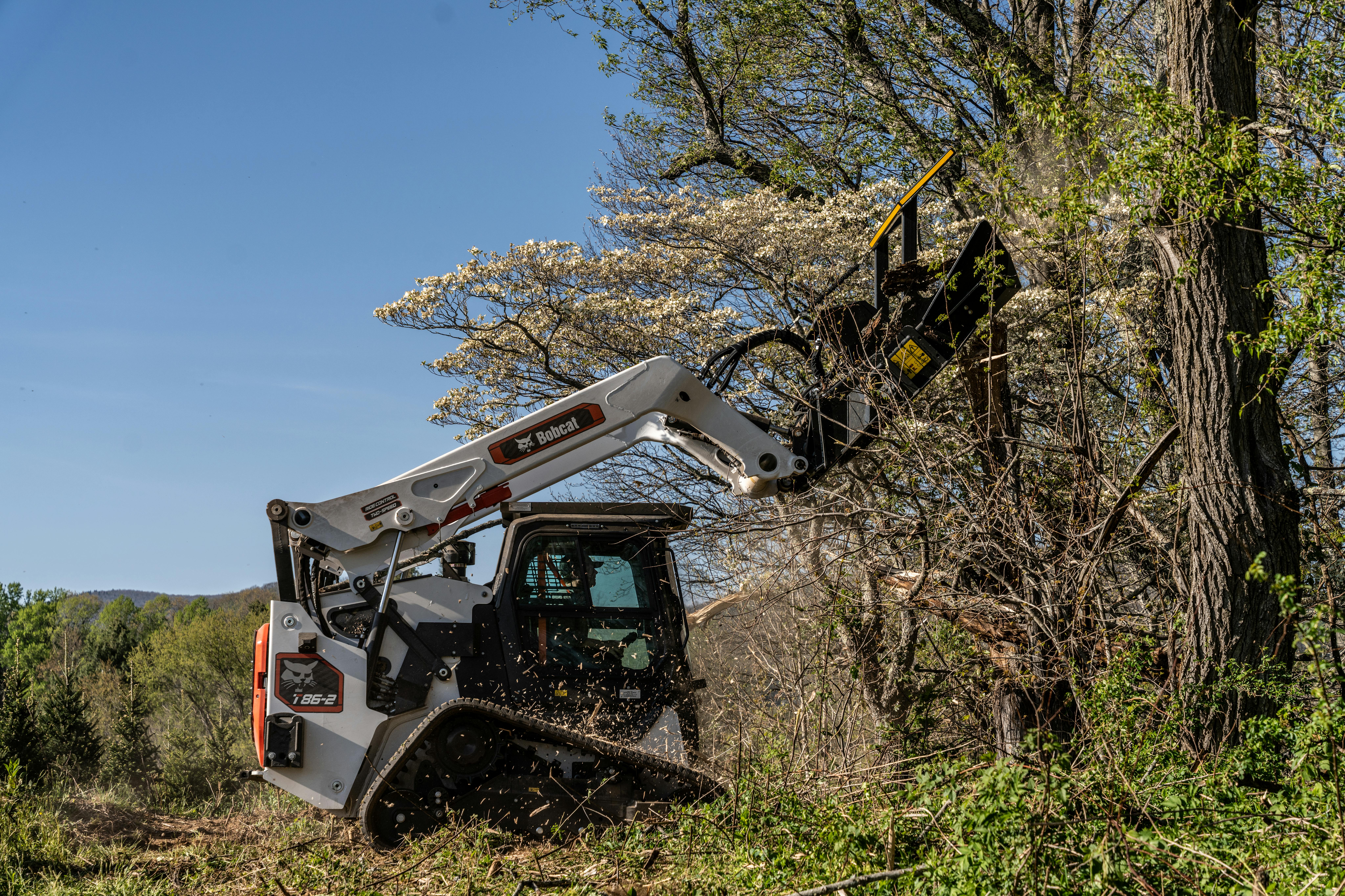 Bobcat brush clearing CTL