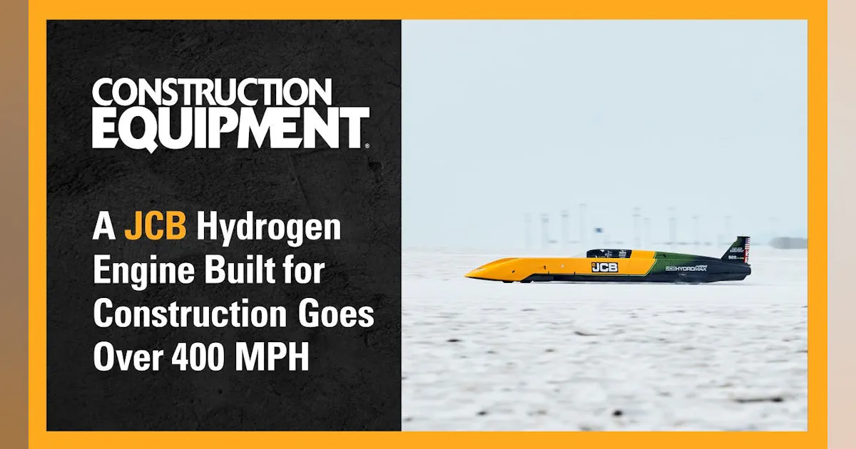 Our Epic 90-Second Ride Beyond 400 MPH with JCB’s Hydromax