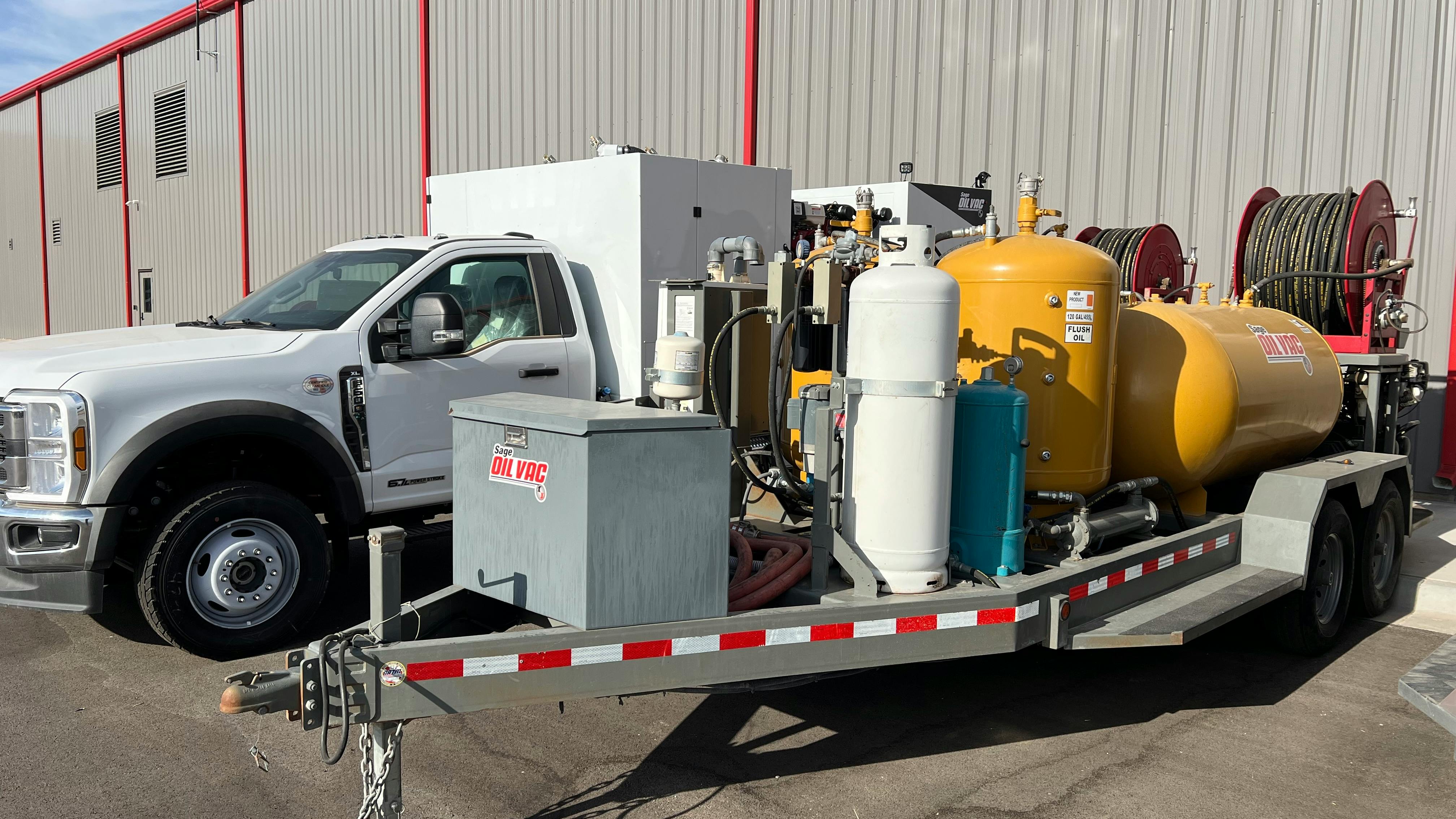 Sage Mfg. truck and trailer