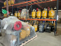 Sage Oil Vac round tanks