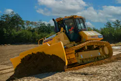 Komatsu D71PXi dozer, dozing in Cartersville, GA.