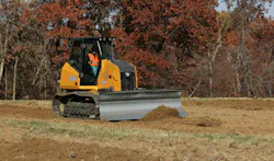 CASE 850N Dozer trading a flat surface.