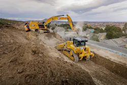 Topcon MCMax on a Cat next gen dozer.