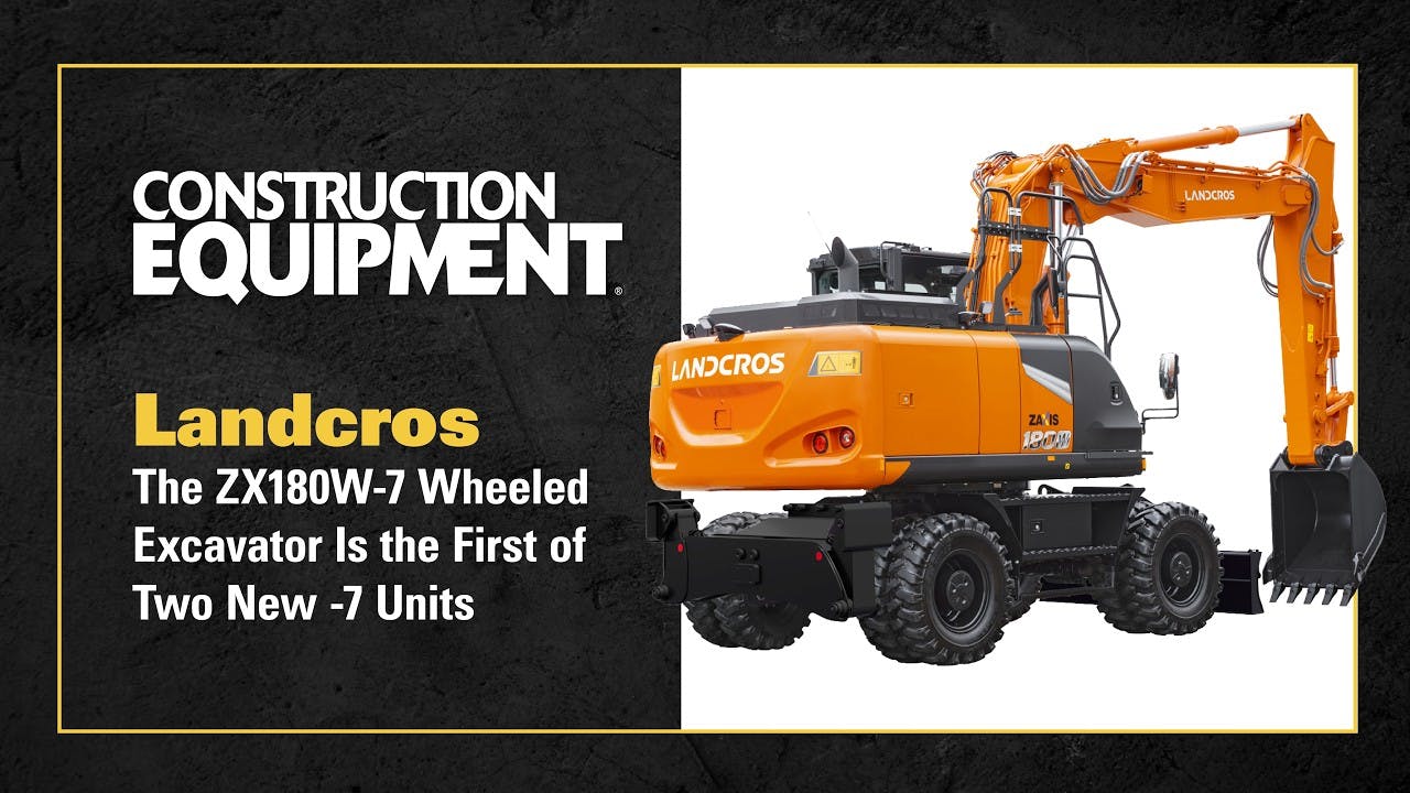 The Landcros ZX180W-7: A First Look at the New Wheeled Excavator
