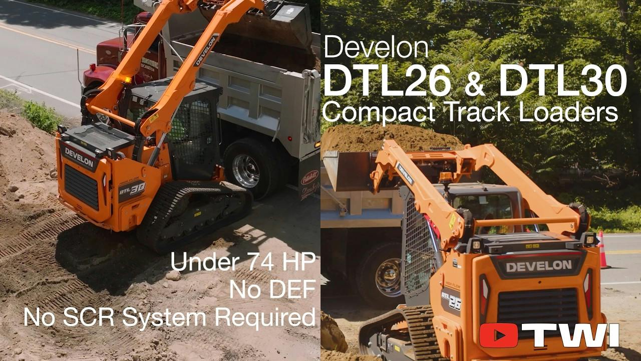 Develon's Mid-Size Lineup Grows with the DTL26 and DTL30 Compact Track Loaders