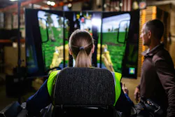 Caterpillar dozer simulator