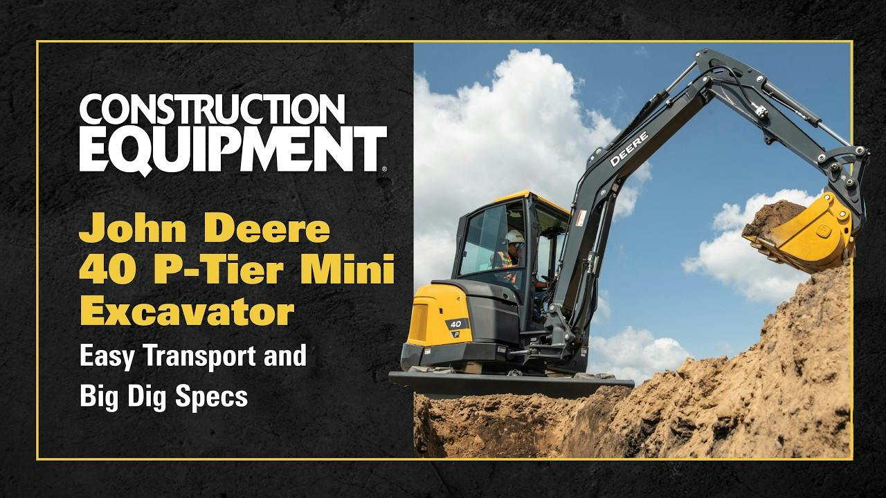 John Deere 40 P-Tier Compact Excavator Full Walkaround