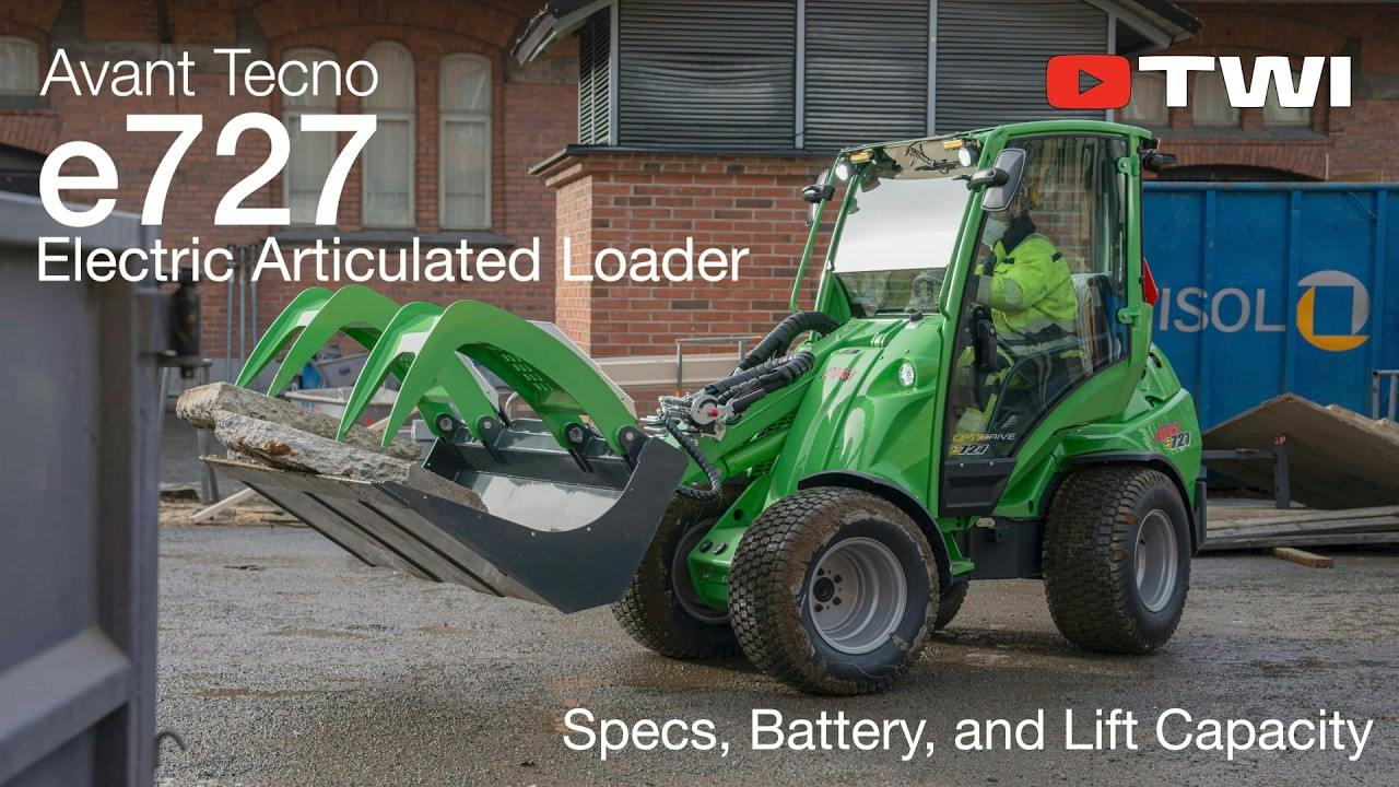Meet Avant Tecno&rsquo;s Biggest Electric Loader Yet: The e727