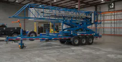 Anderson UnderBridge HP35 inspection platform in a garage.