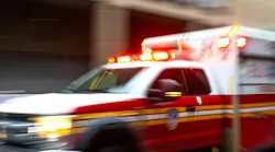Ambulance traveling