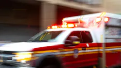 Ambulance traveling