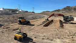 Autonomous equipment at work