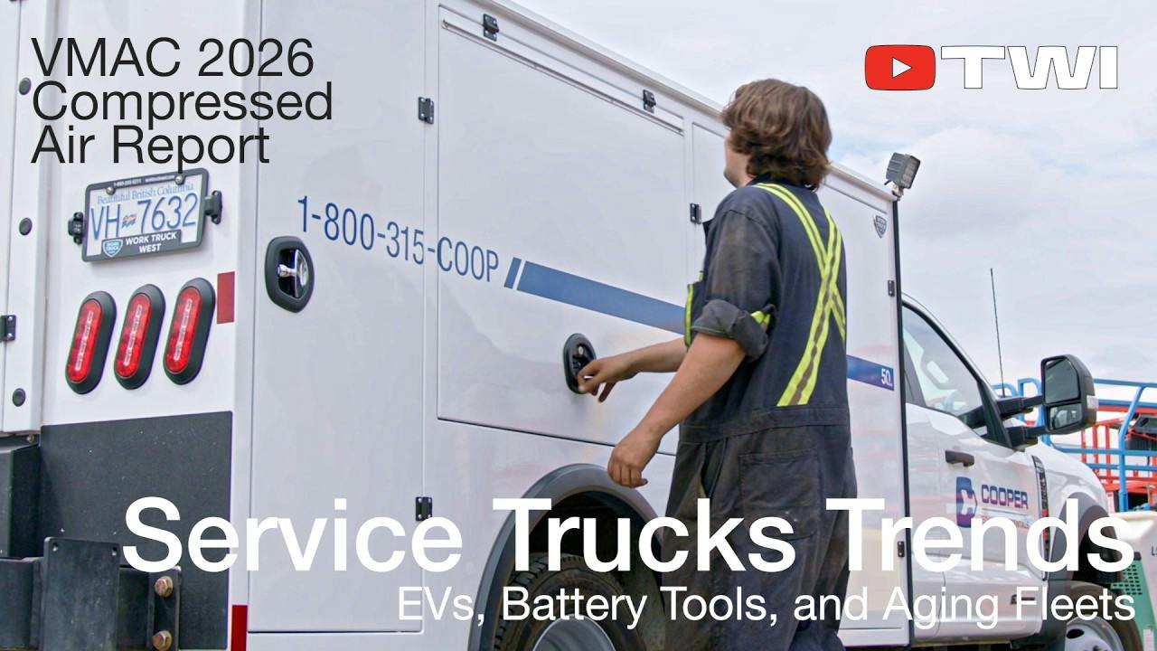 VMAC 2026 Compressed Air Report: Service Fleets Pass on EVs, Keep Trucks Longer