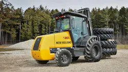 New Holland F80C rough-terrain forklift